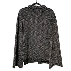 FREE PEOPLE | We The Free Sunny Days  Turtleneck - Heathered Black - Sz XL